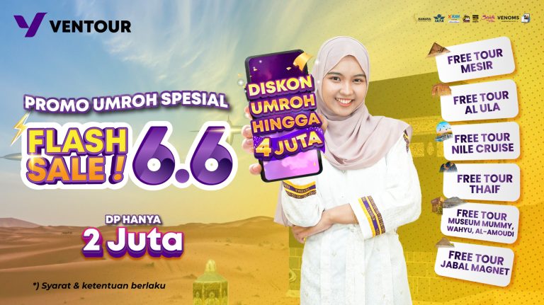 Promo Umroh Ventour Datang Lagi! Diskonnya Kebangetan!