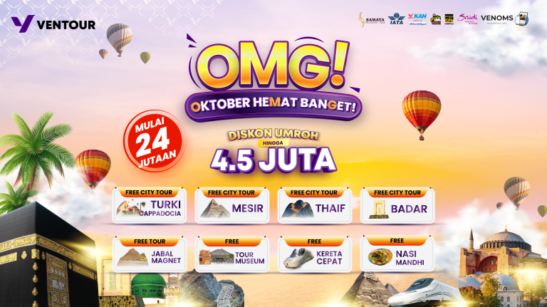 Waktunya Berangkat Umroh! Promo Umroh Hingga 7 Juta Rupiah